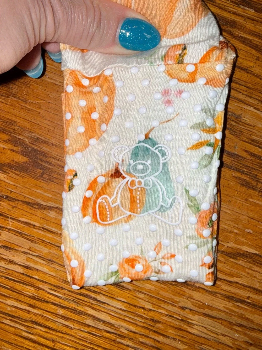Little Snuggles Baby Girls Size 12-18 months Pumpkin Bamboo Zippy Sleeper NWT